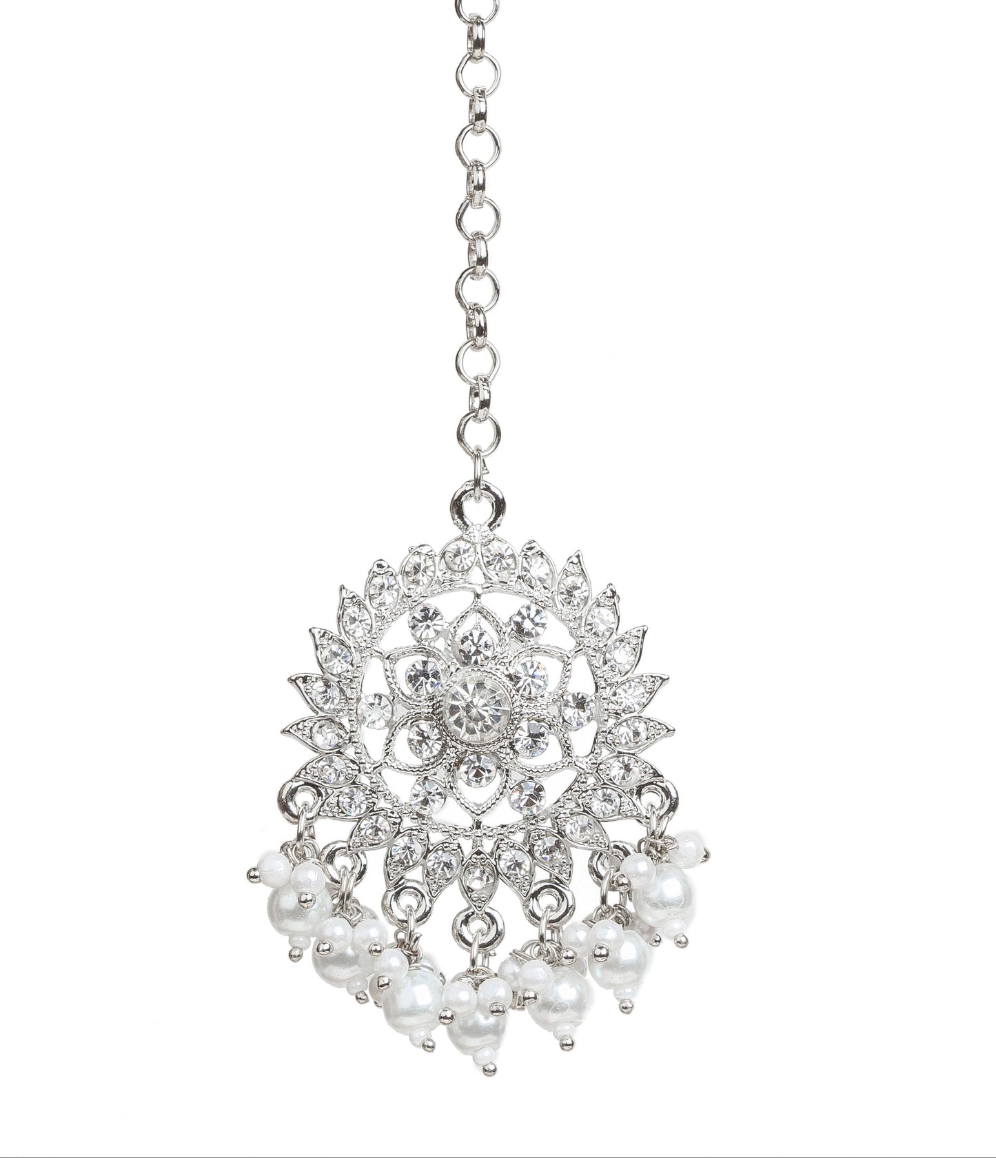bindhani-silver-plated-pearl-drop-tikka