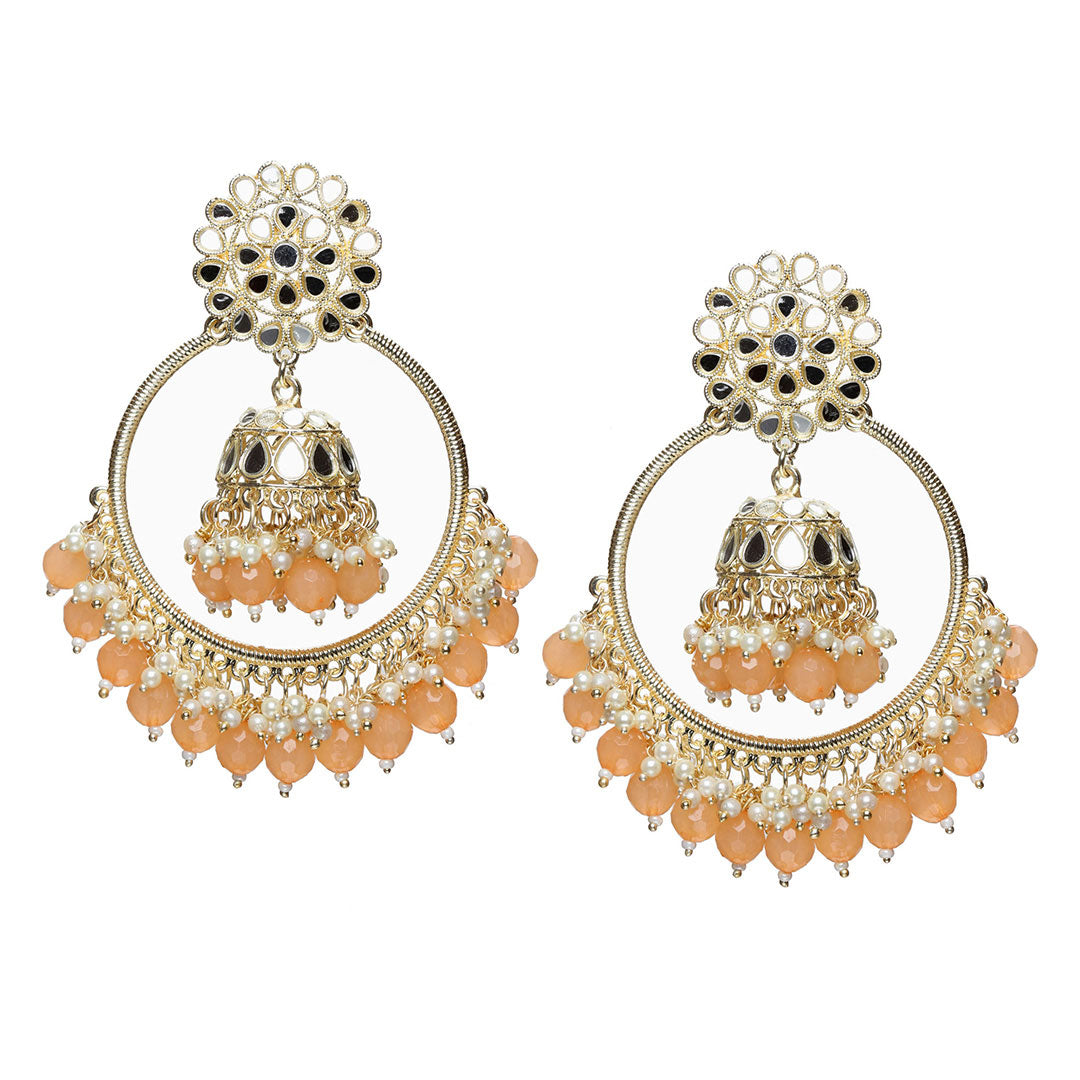 Buy Designer Kundan Jhumka Earrings Online – Gehna Shop