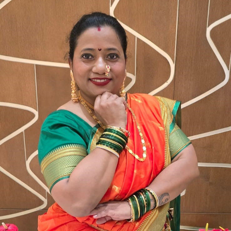 Bindhani bahubali earring adorn by happy customer