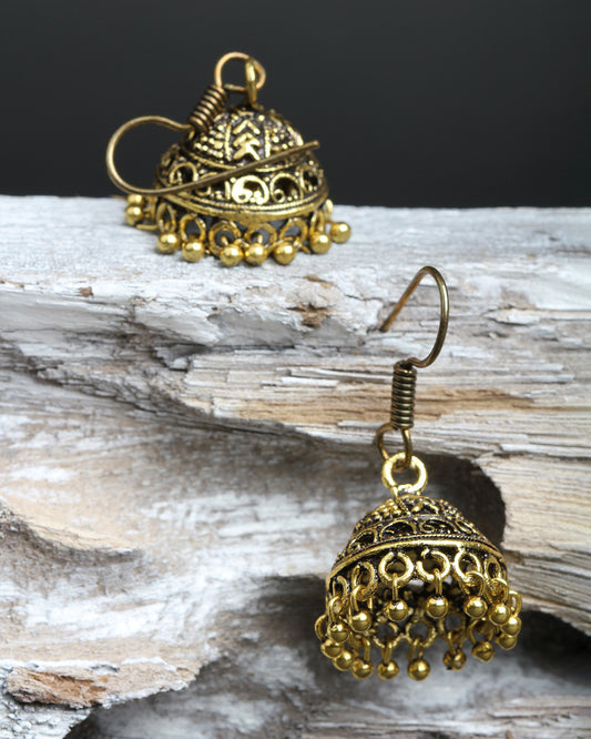 Small Workwear Golden Jhumki