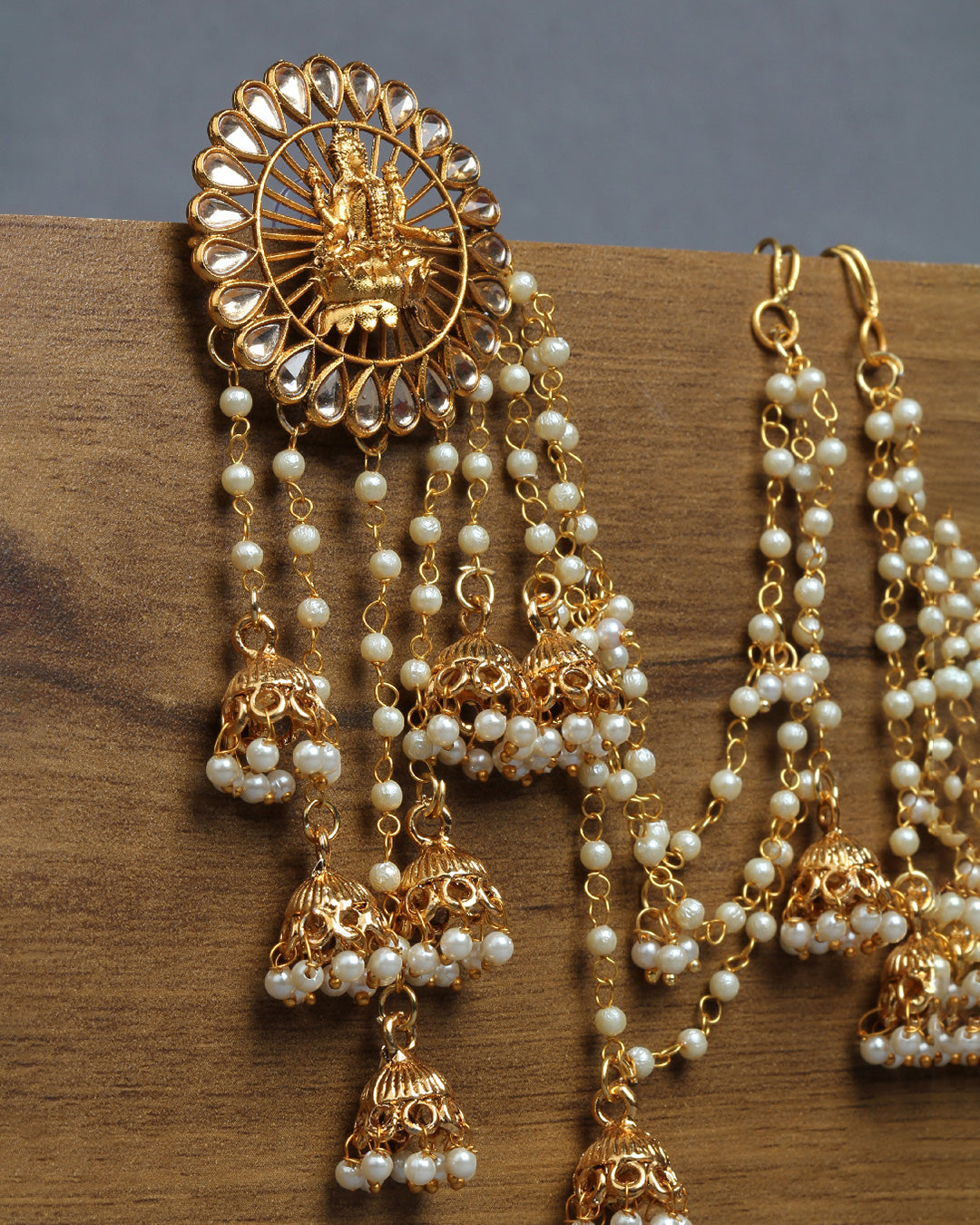 Indian Bridal Jewellery Sahara Bahubali Earrings - J.S Jewellery Store PK